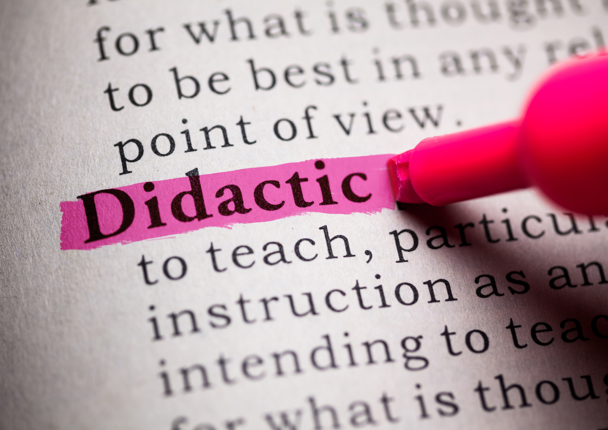 Opleiding didactiek